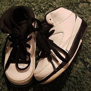 Black/White Jordan's